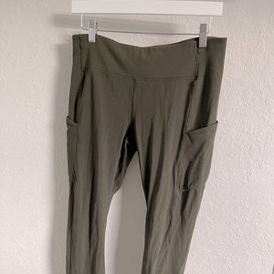 Dark green Lululemon pants